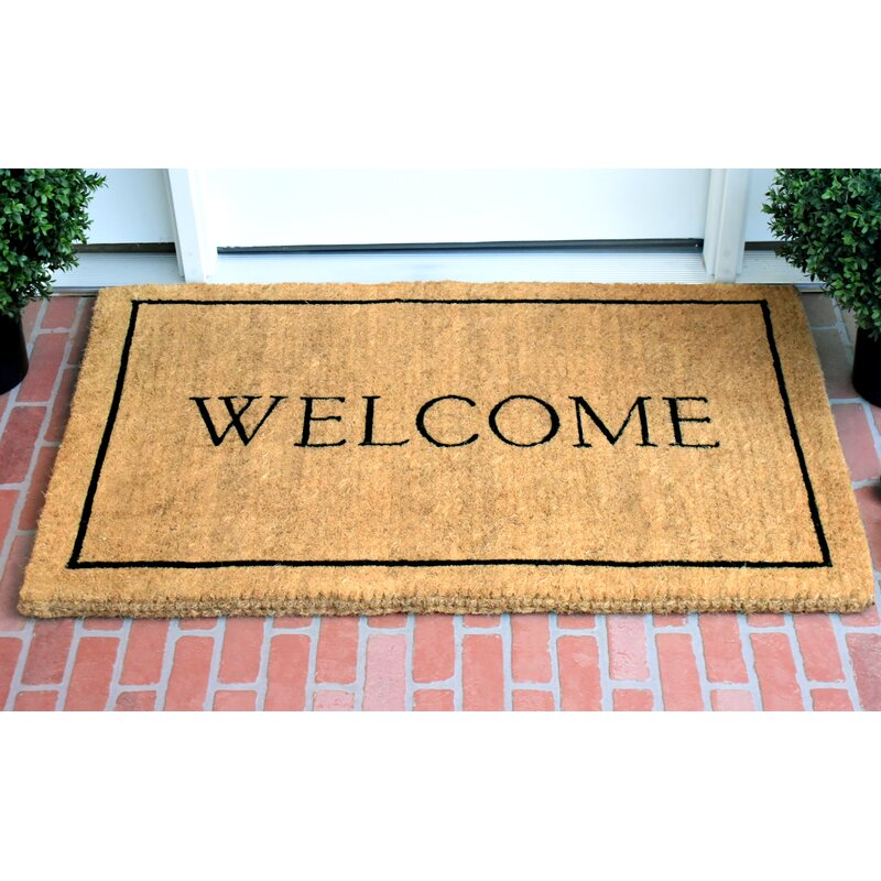 Winston Porter Peyton Welcome Outdoor Door Mat And Reviews Wayfair